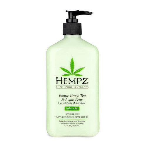 Hempz Exotic Green Tea and Asian Pear Herbal Body Moisturizer, 17 Oz